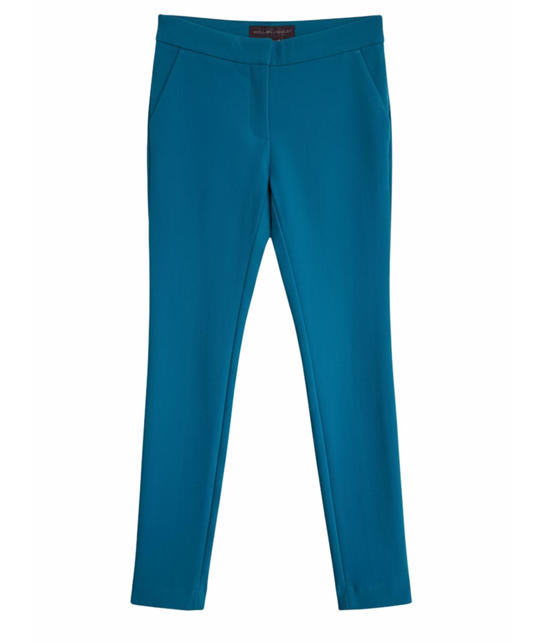 STELLA MCCARTNEY Бирюзовые прямые брюки, фото 1