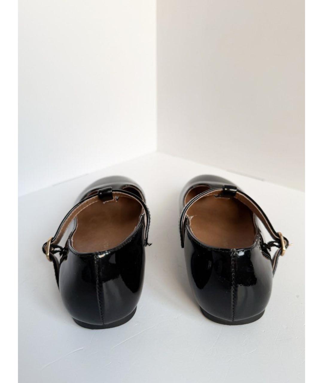 Age Of Innocence Черные туфли из лакированной кожи, фото 4