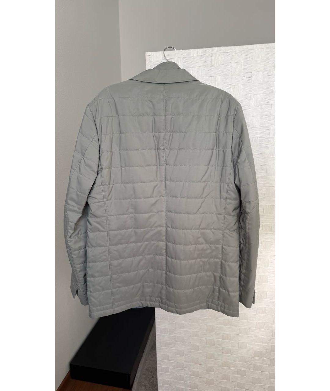 CORNELIANI Серая полиэстеровая куртка, фото 2