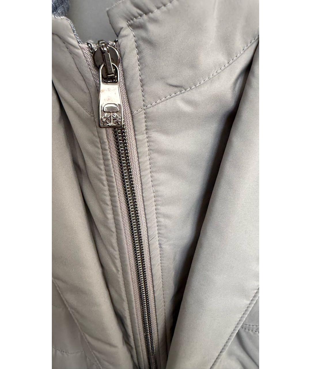 CORNELIANI Серая полиэстеровая куртка, фото 3