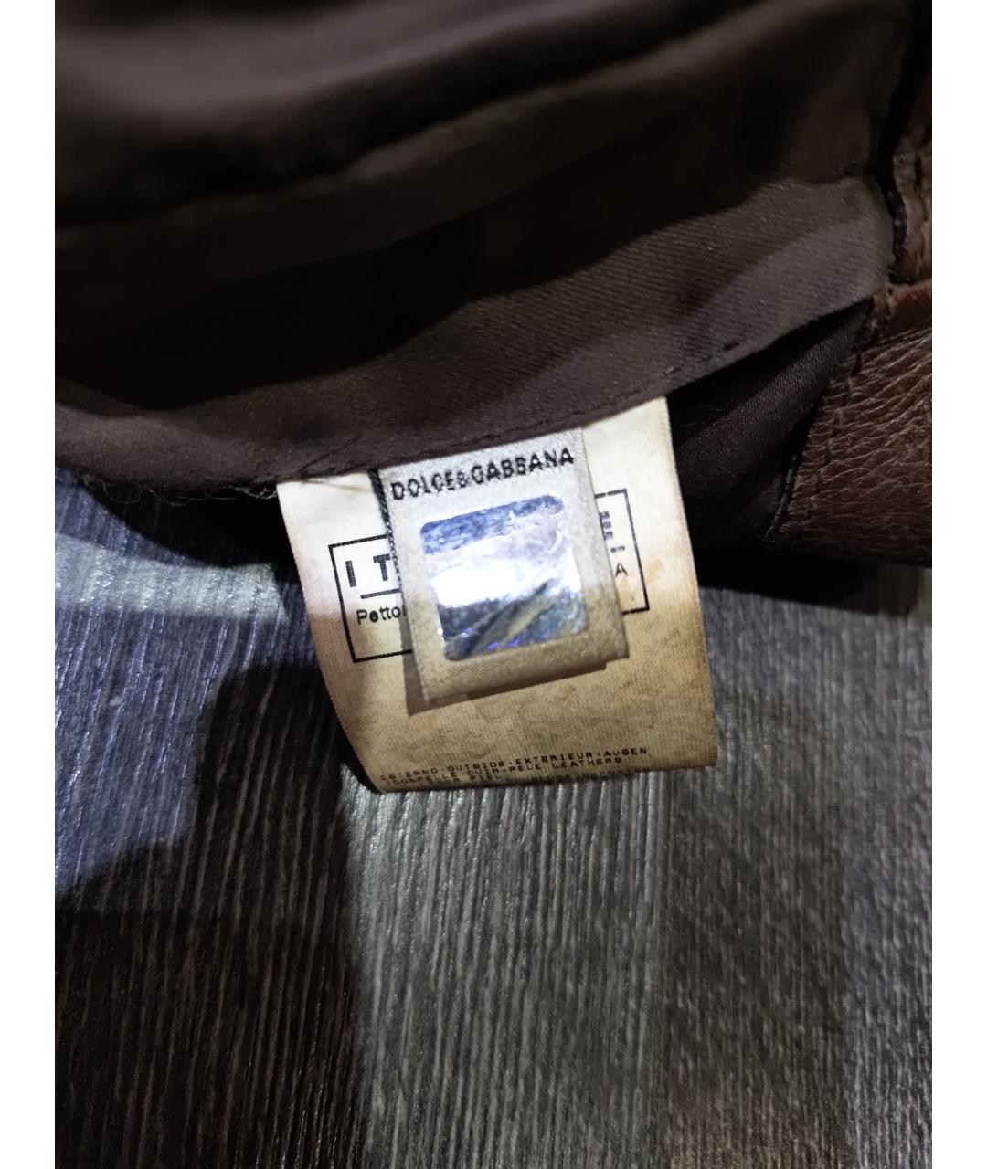 DOLCE&GABBANA Коричневая замшевая сумка через плечо, фото 6