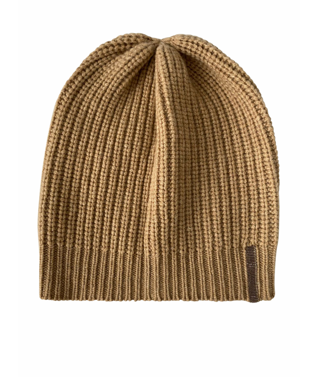 BRUNELLO CUCINELLI Бежевая кашемировая шапка, фото 1