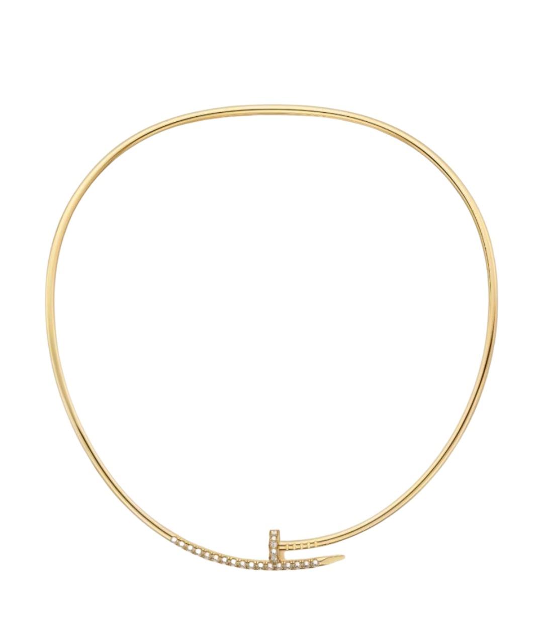 CARTIER Золотое колье из желтого золота, фото 1