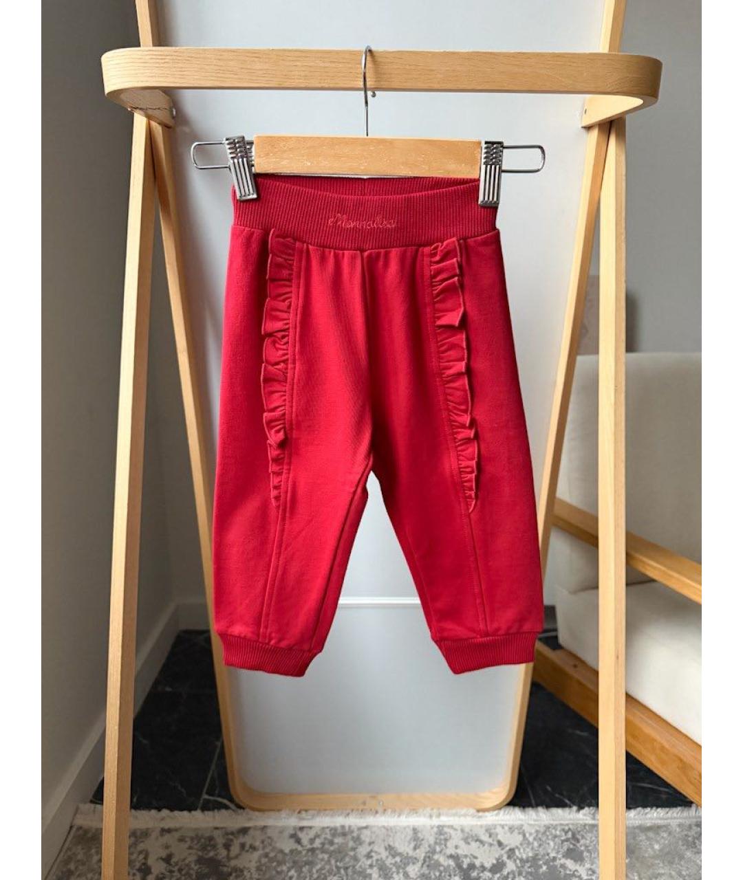 MONNALISA Красный хлопковый комплект, фото 6