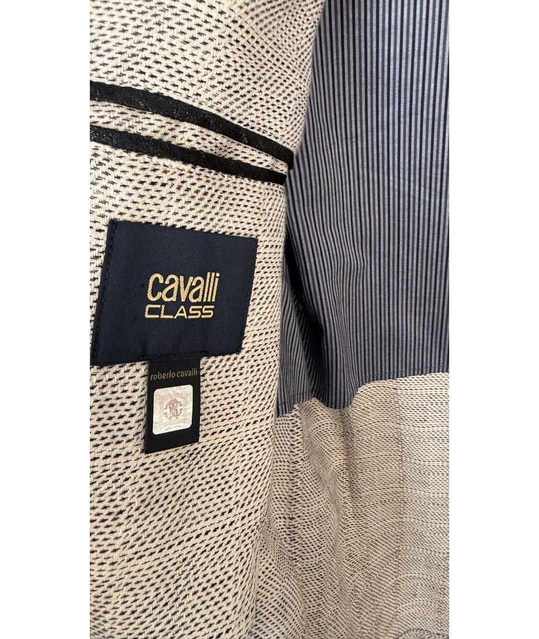 ROBERTO CAVALLI Серый пиджак, фото 4