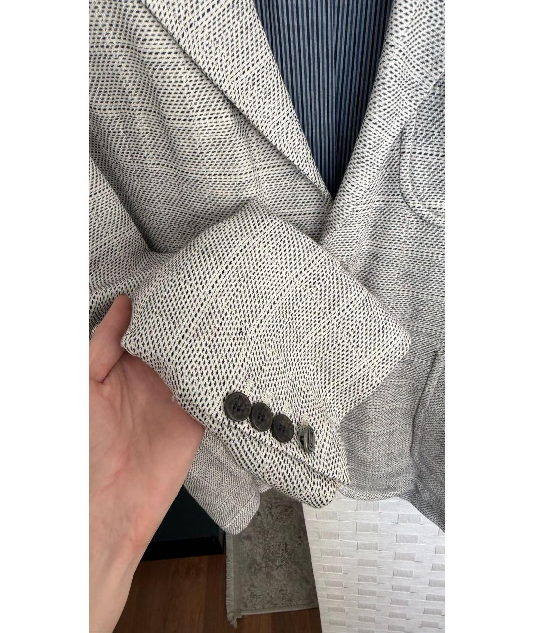 ROBERTO CAVALLI Серый пиджак, фото 3