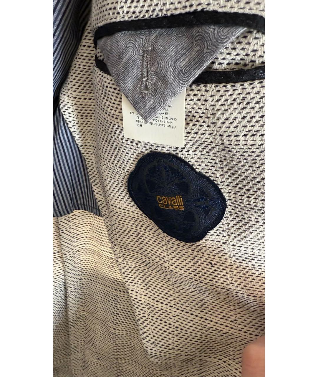 ROBERTO CAVALLI Серый пиджак, фото 5