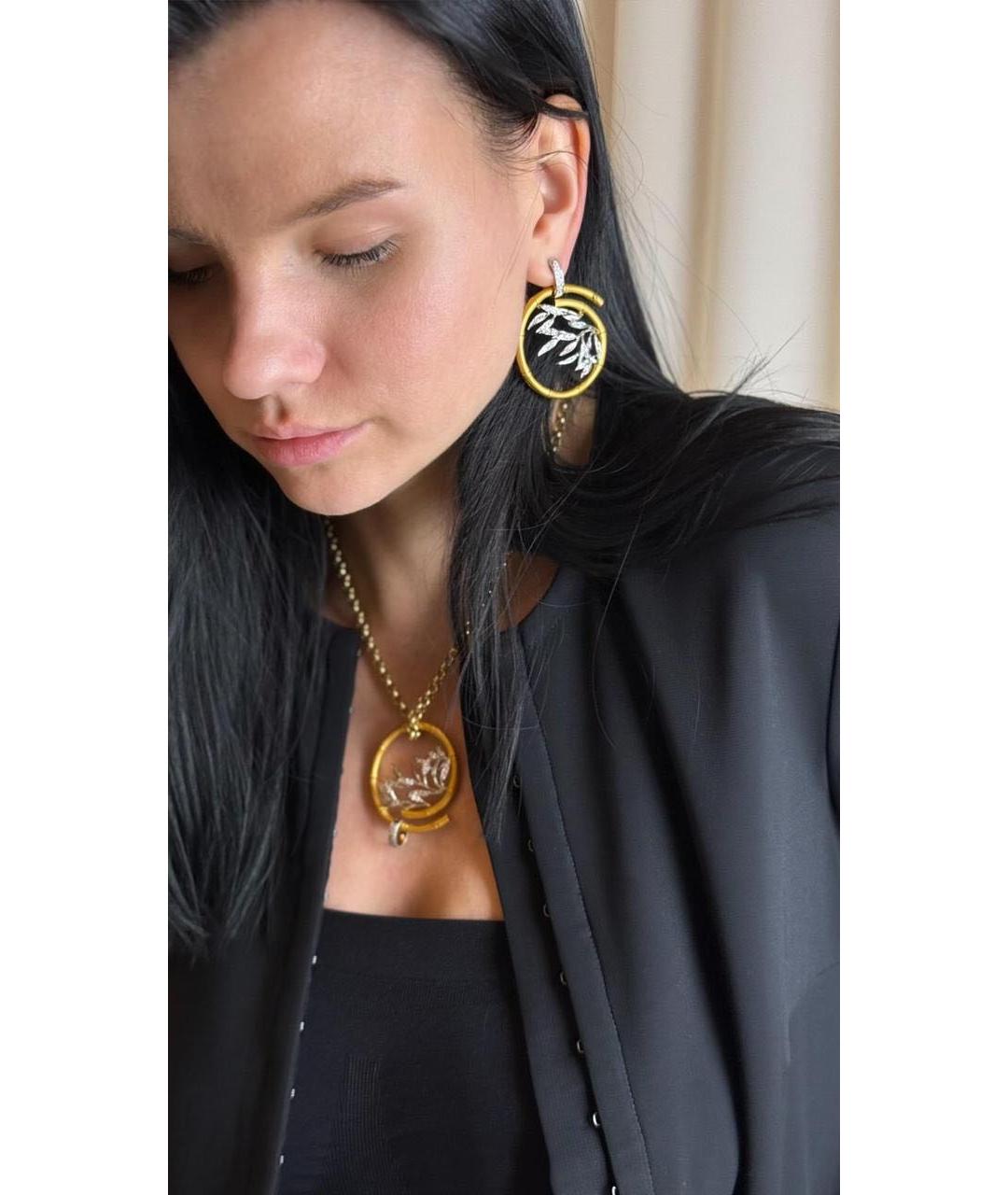 CARRERA Y CARRERA Серьги из желтого золота, фото 7