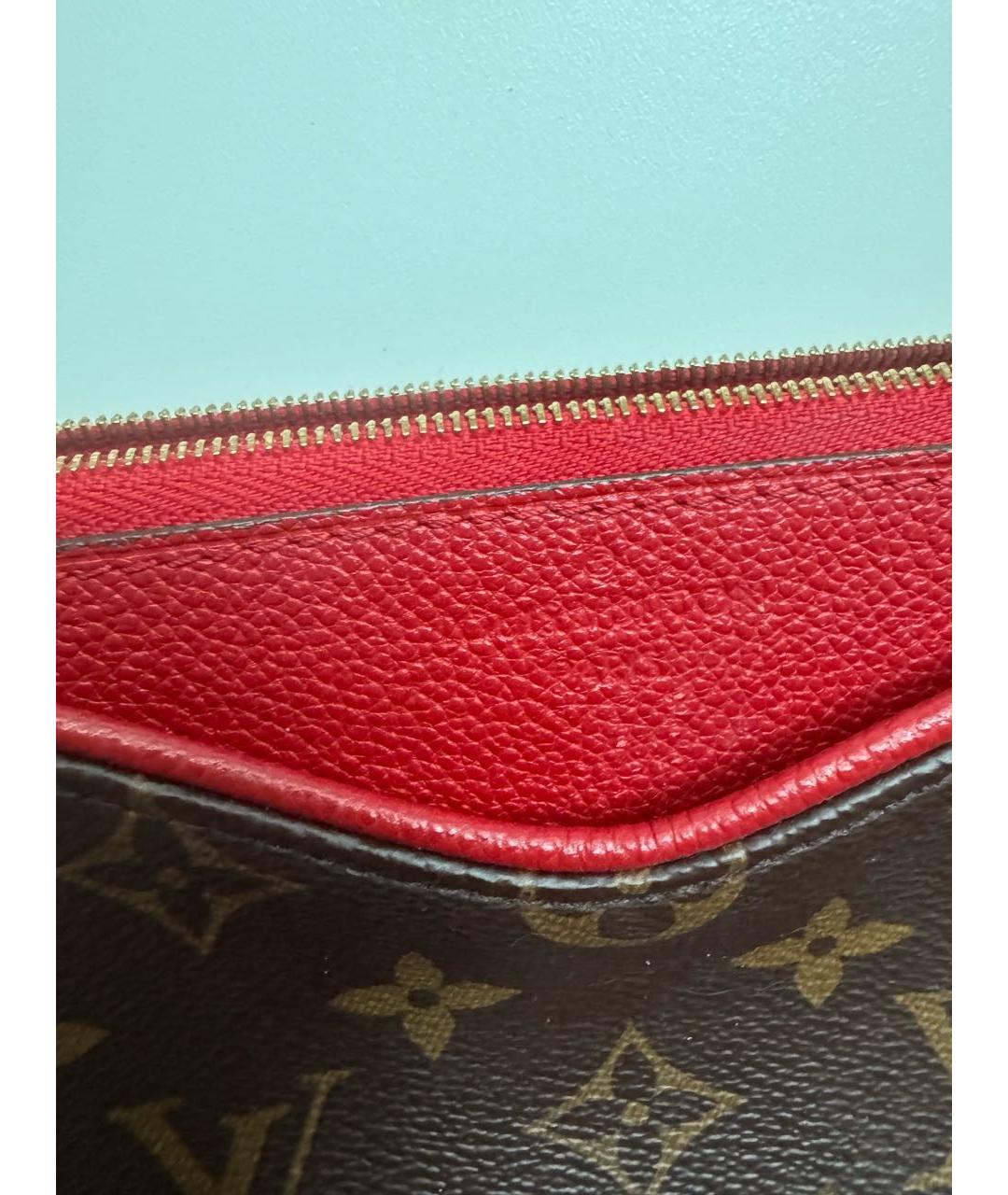 LOUIS VUITTON Коричневая сумка с короткими ручками, фото 7