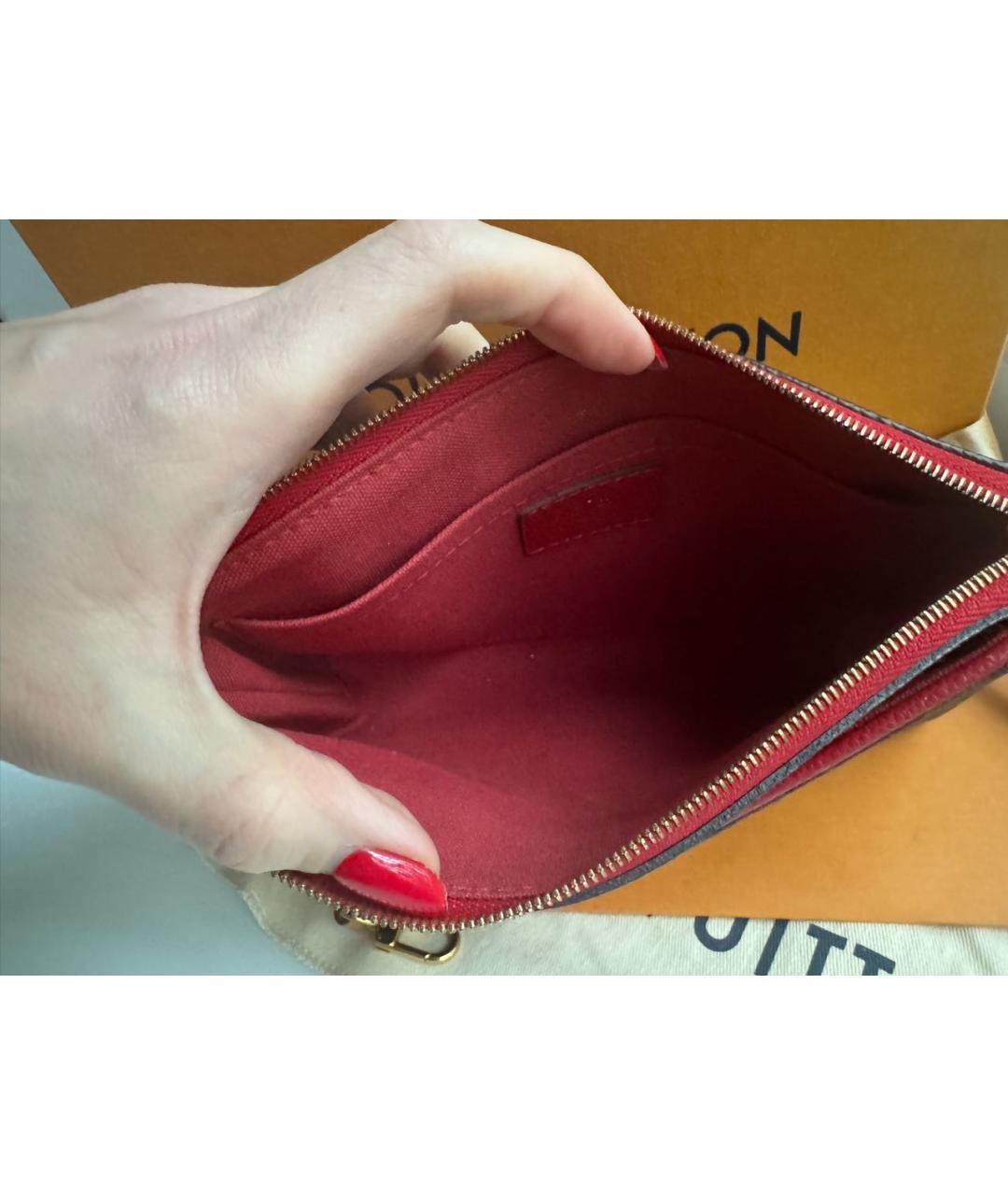 LOUIS VUITTON Коричневая сумка с короткими ручками, фото 3