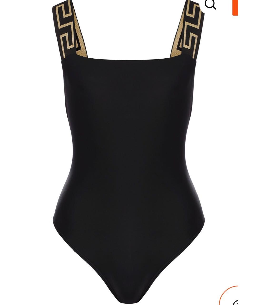 VERSACE Черный полиамидовый купальник, фото 1