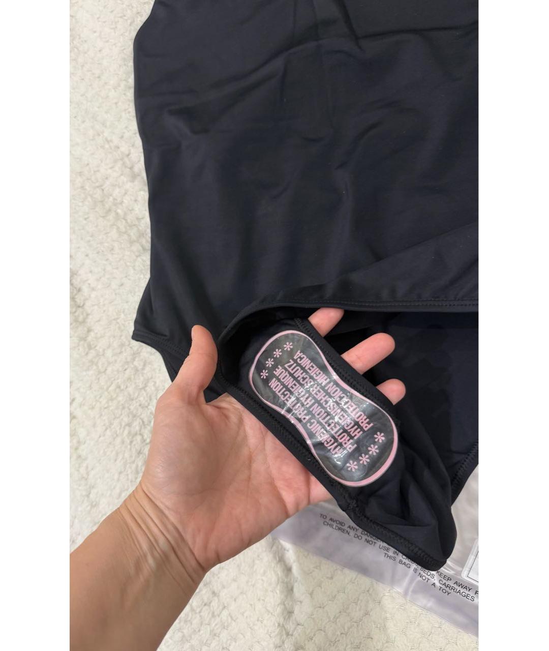 VERSACE Черный полиамидовый купальник, фото 3