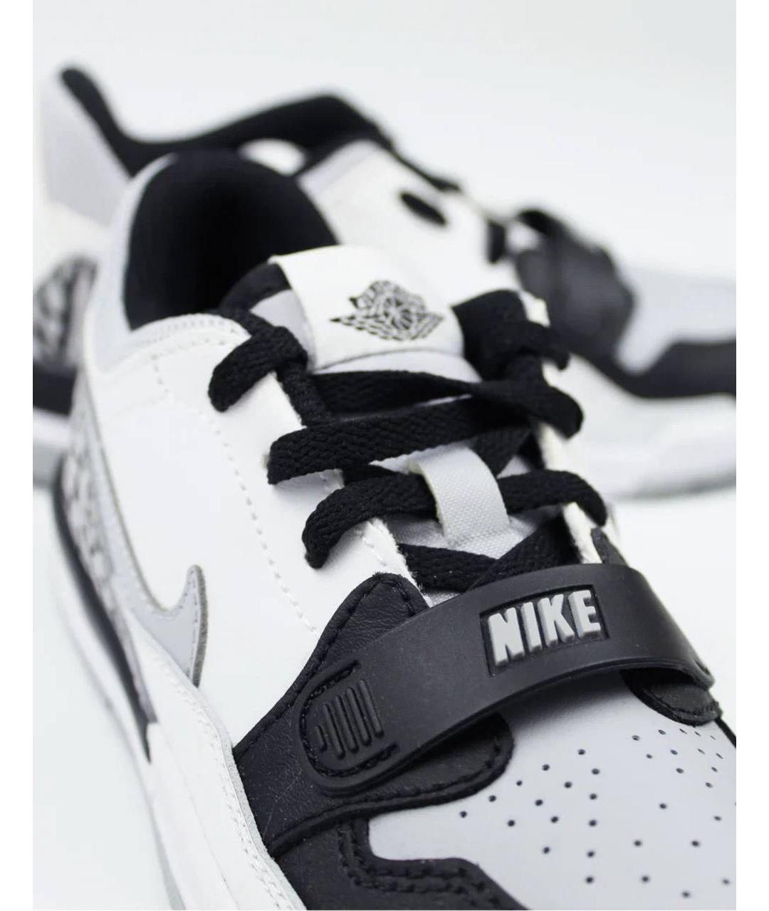 NIKE Серые кожаные кеды, фото 3