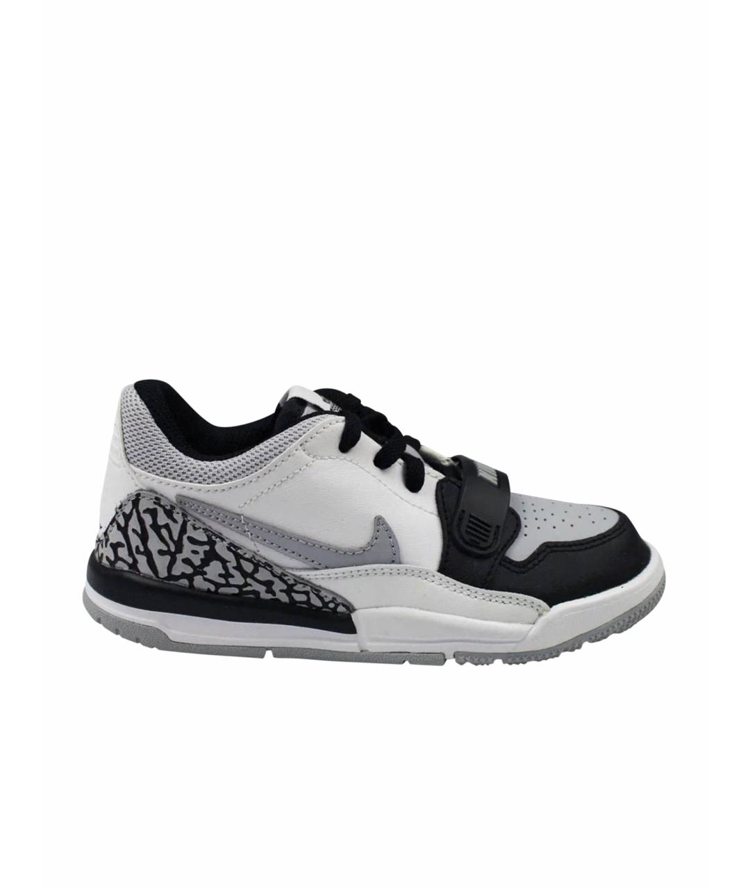 NIKE Серые кожаные кеды, фото 1