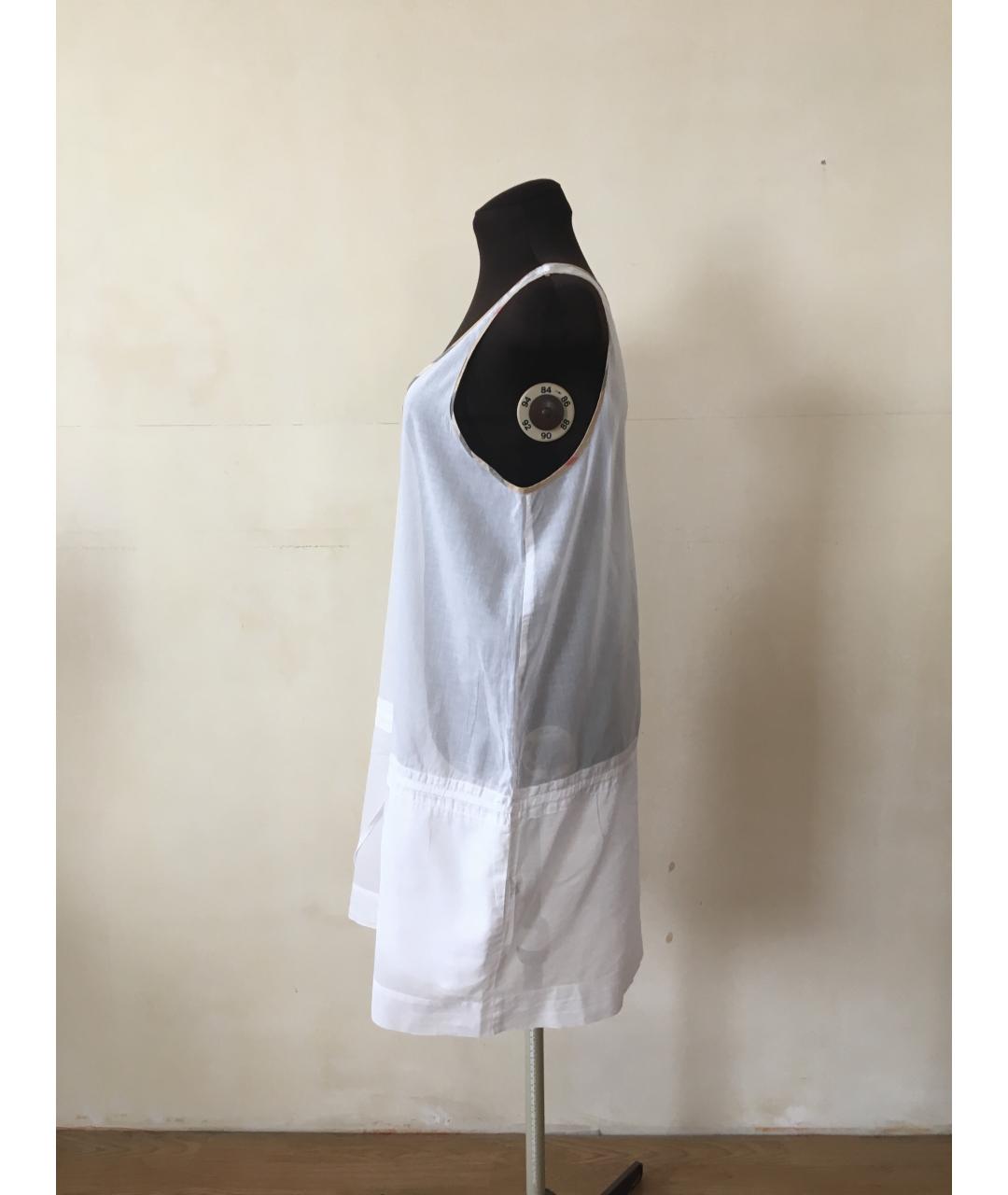 BURBERRY Белая хлопковая туника, фото 3