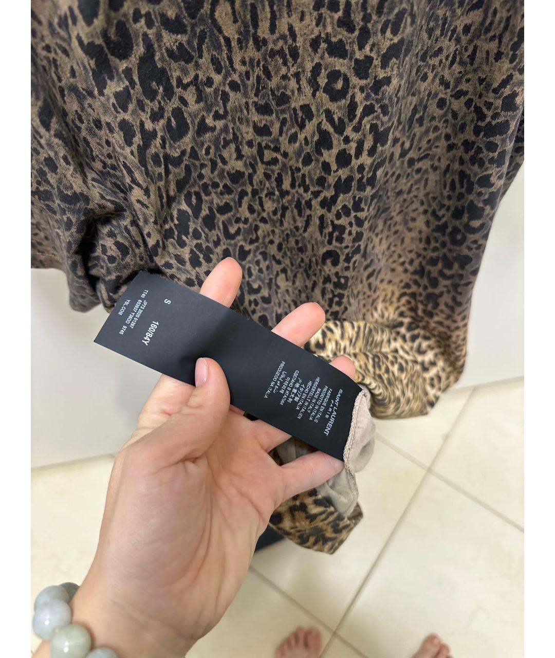 SAINT LAURENT Мульти футболка, фото 5