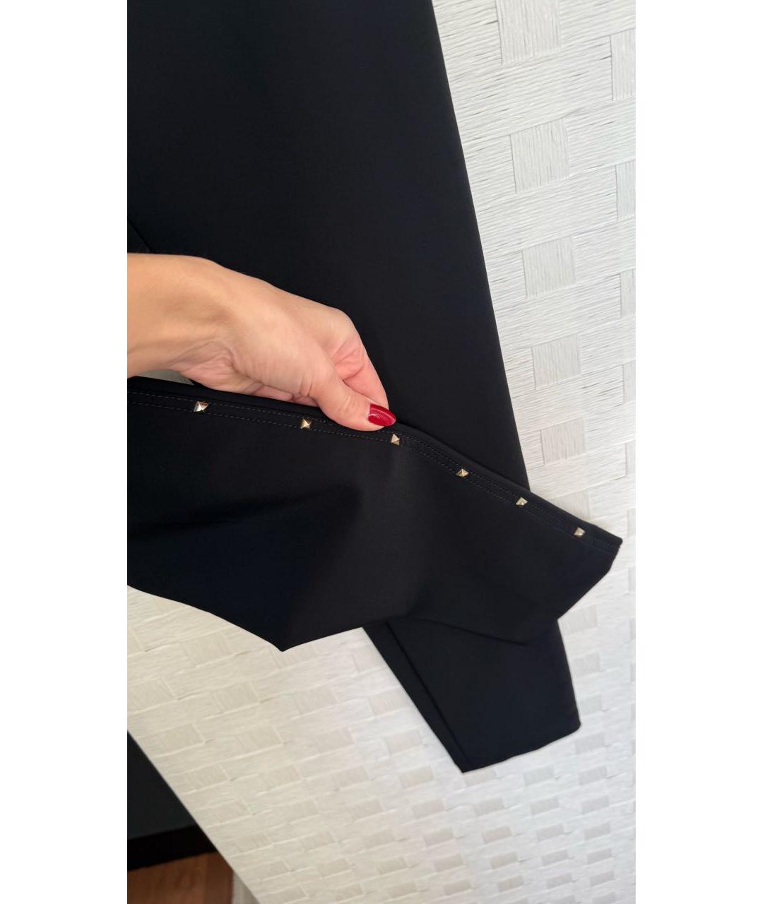 ELISABETTA FRANCHI Черные брюки узкие, фото 3