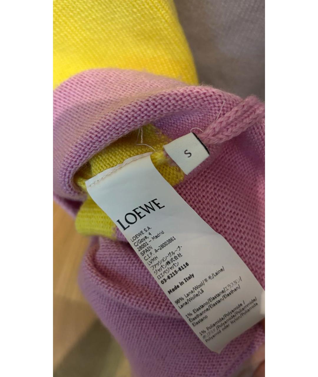 LOEWE Мульти шерстяной джемпер / свитер, фото 4