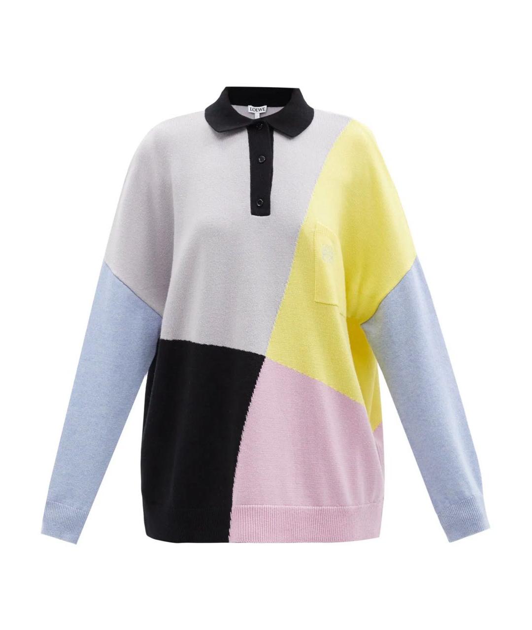 LOEWE Мульти шерстяной джемпер / свитер, фото 6