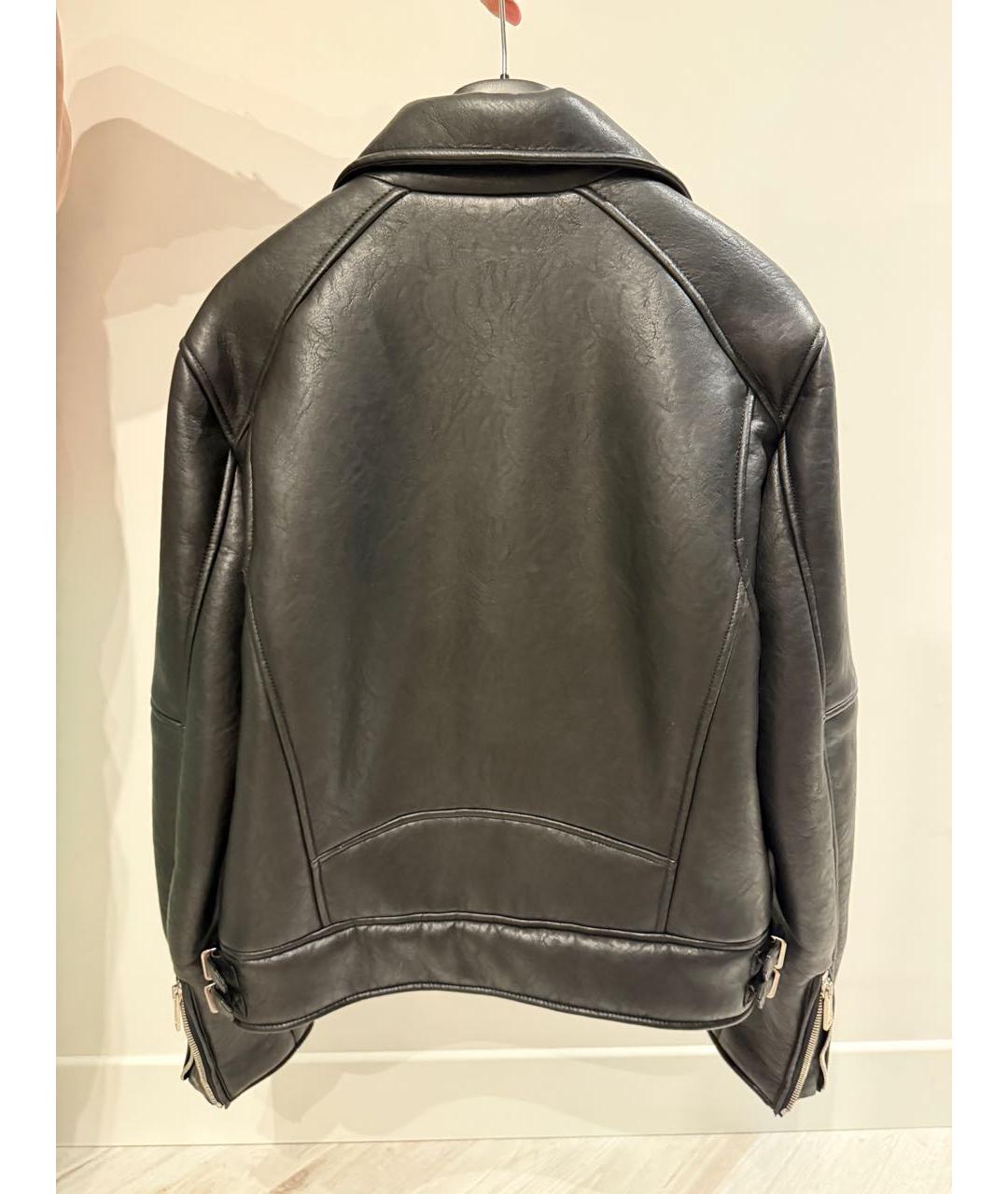 DSQUARED2 Черная полиуретановая куртка, фото 2