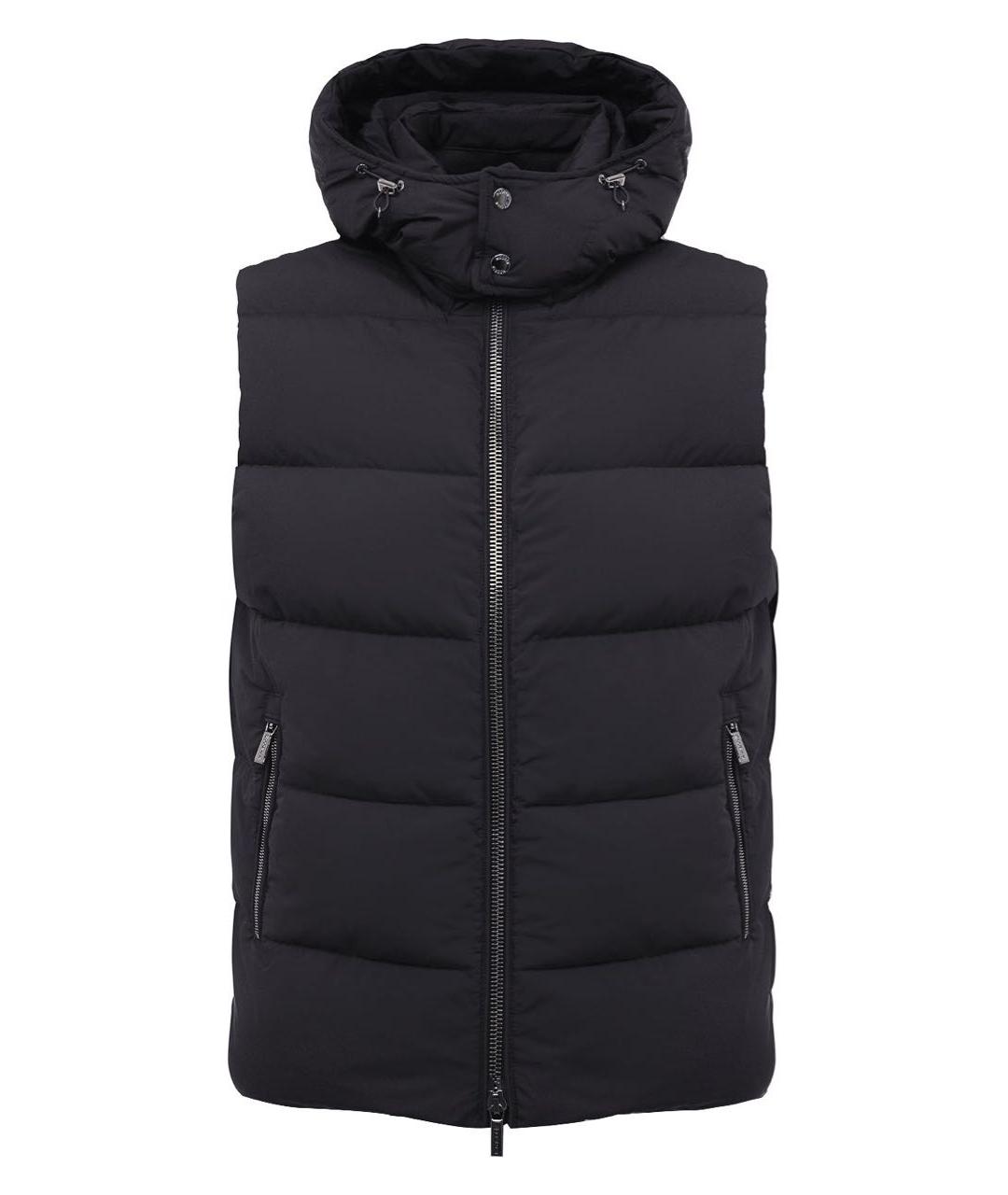 MOORER Темно-синий полиэстеровый жилет, фото 9