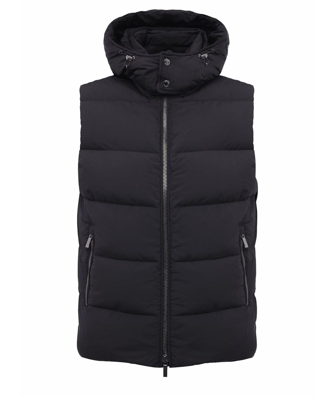 MOORER Темно-синий полиэстеровый жилет, фото 1