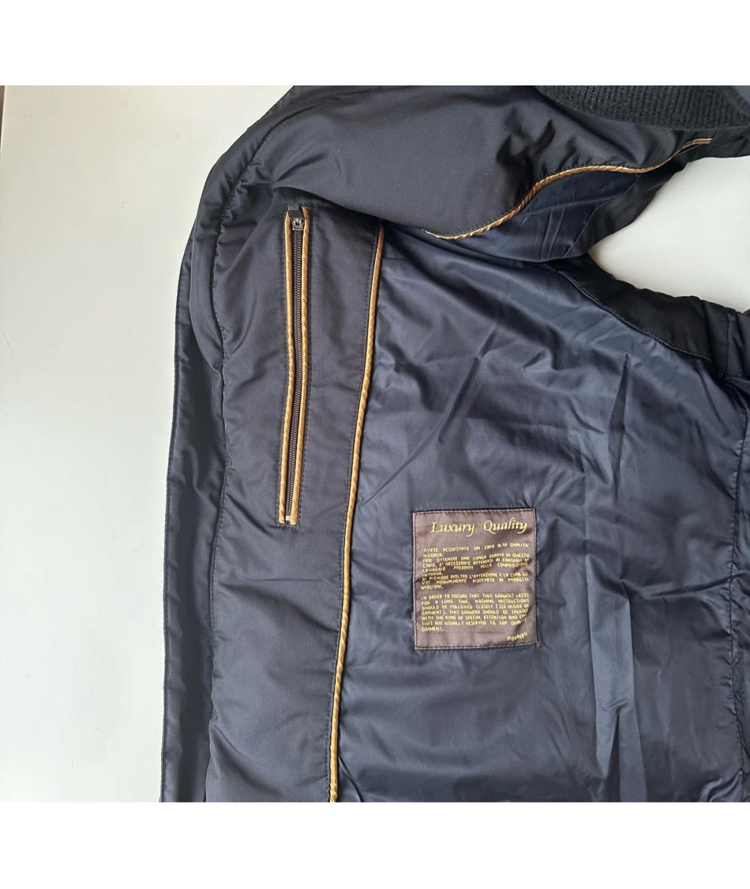 MOORER Темно-синий полиэстеровый жилет, фото 7