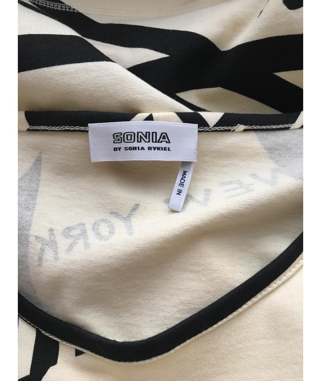 SONIA RYKIEL Желтое хлопковое повседневное платье, фото 3