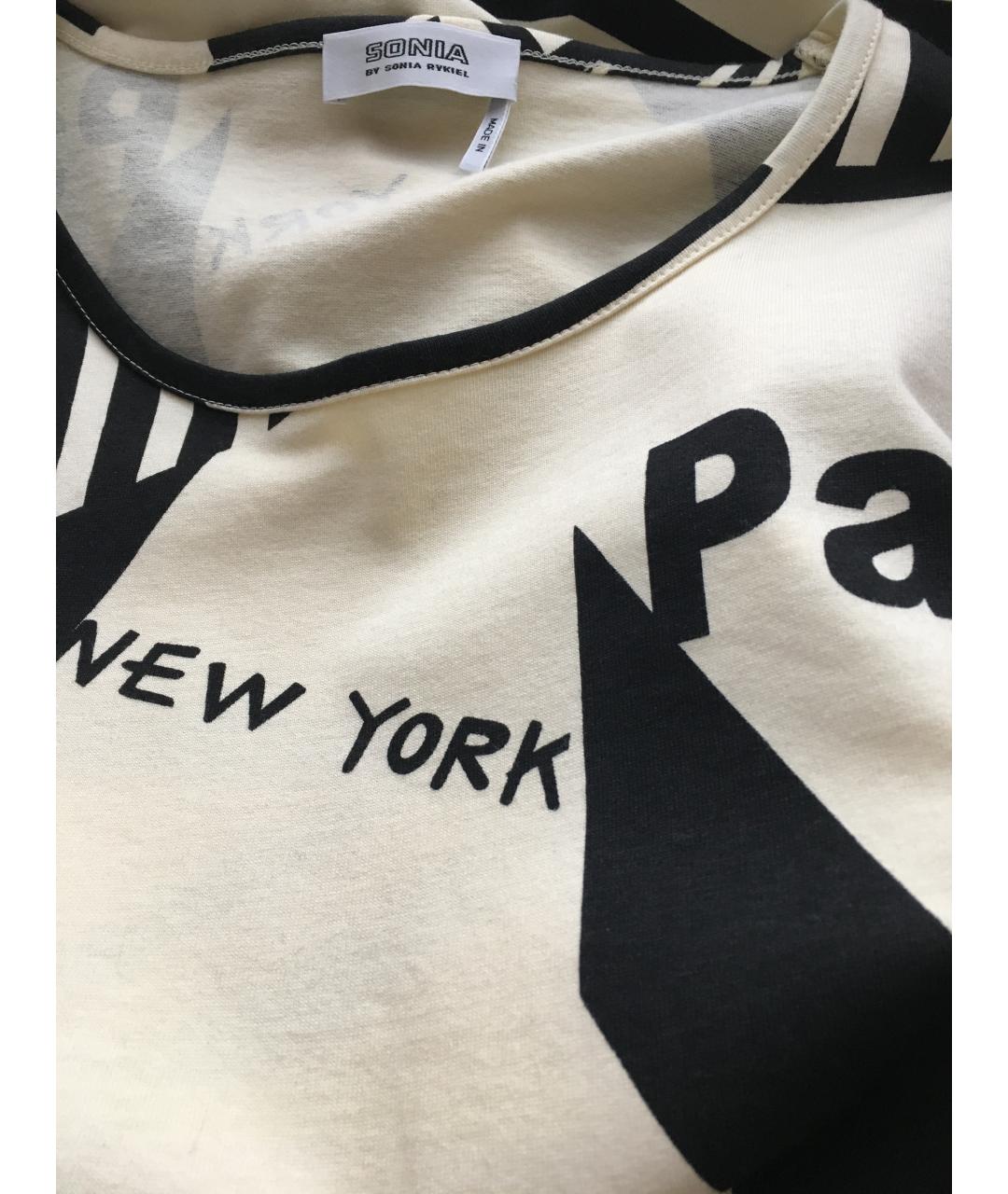 SONIA RYKIEL Желтое хлопковое повседневное платье, фото 4