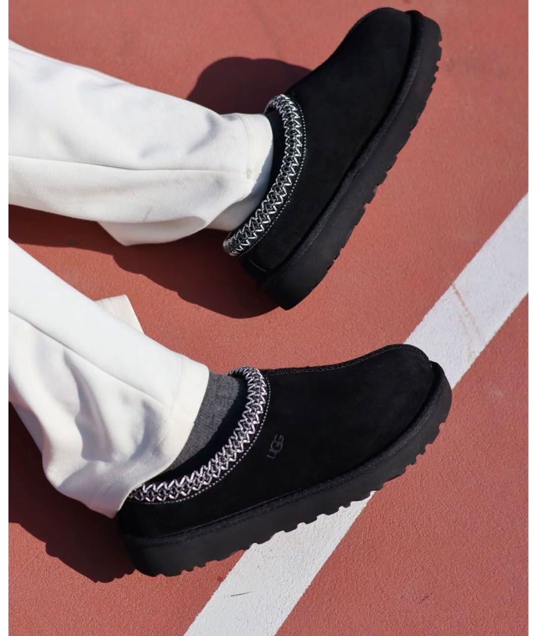 UGG AUSTRALIA Черные замшевые мюли, фото 5