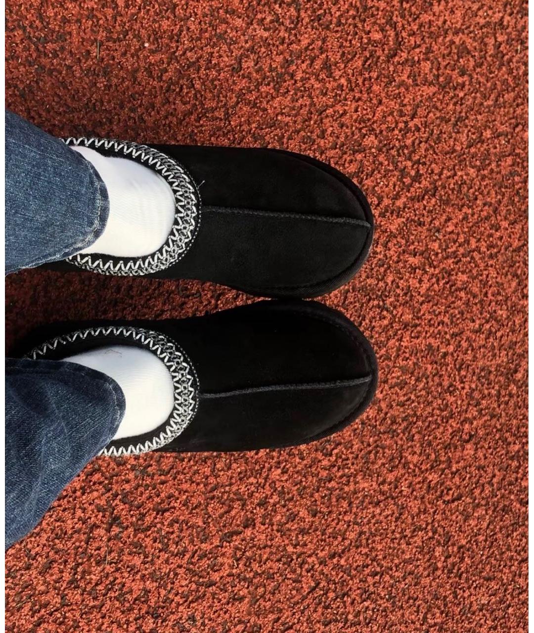 UGG AUSTRALIA Черные замшевые мюли, фото 3