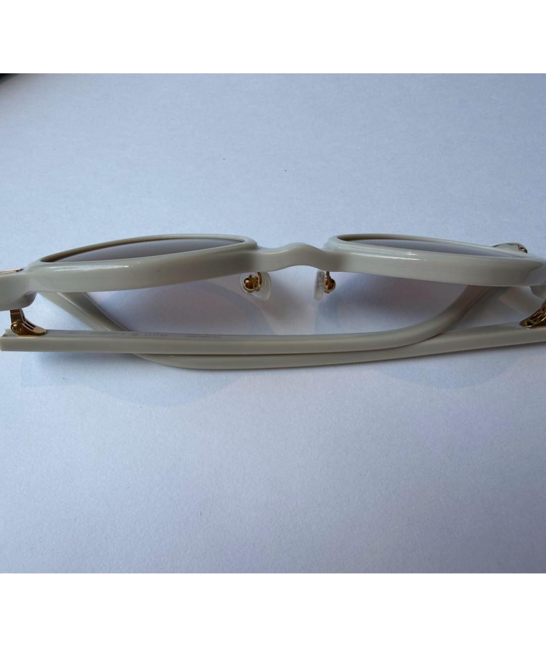 CARTIER Белые пластиковые солнцезащитные очки, фото 3