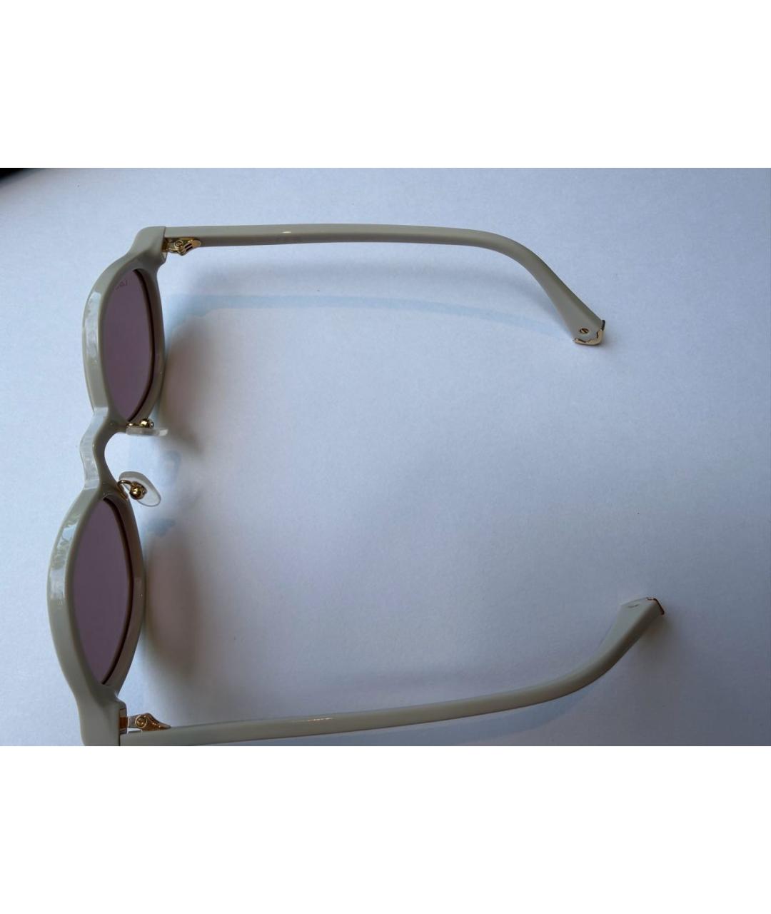 CARTIER Белые пластиковые солнцезащитные очки, фото 4