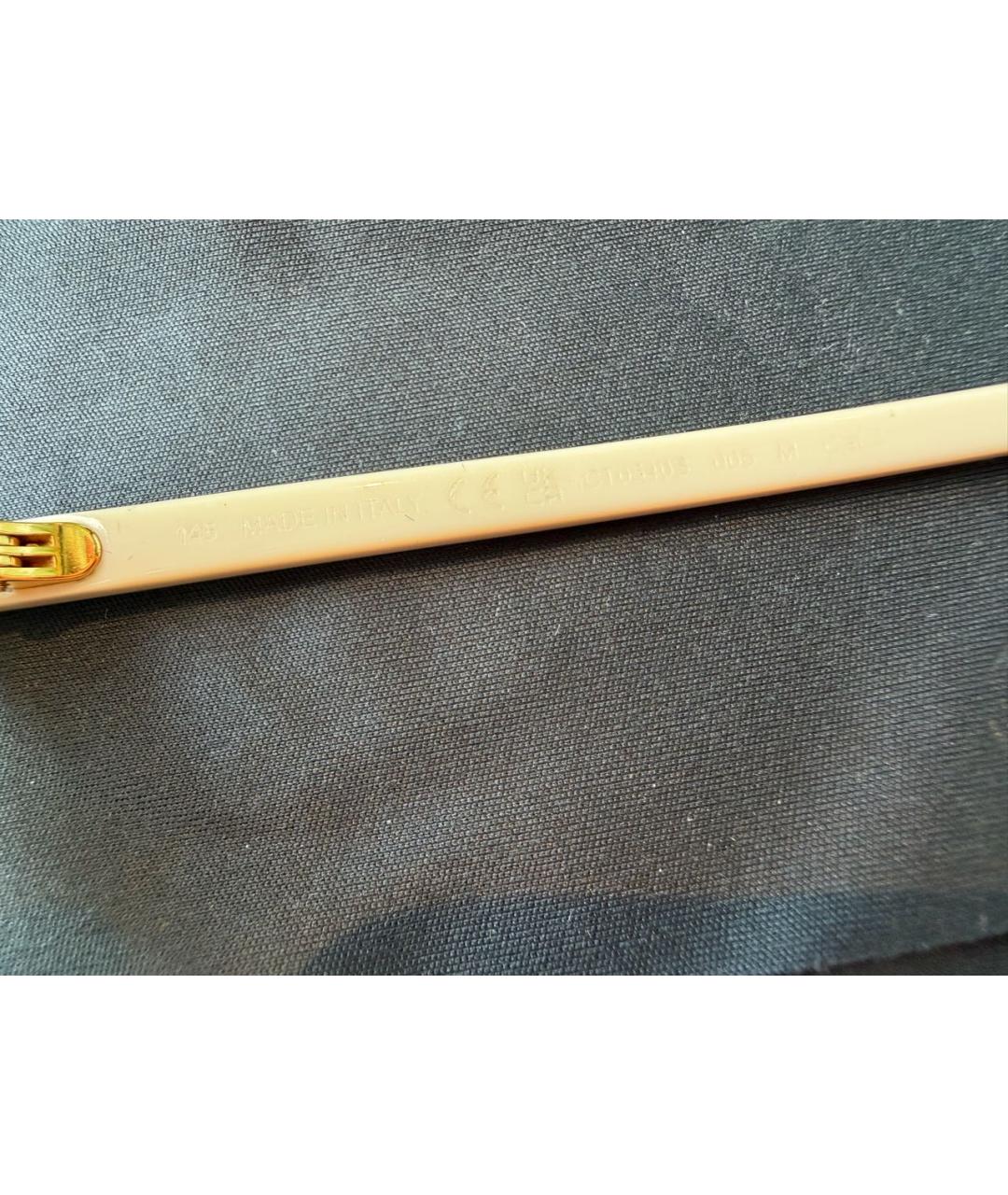 CARTIER Белые пластиковые солнцезащитные очки, фото 6