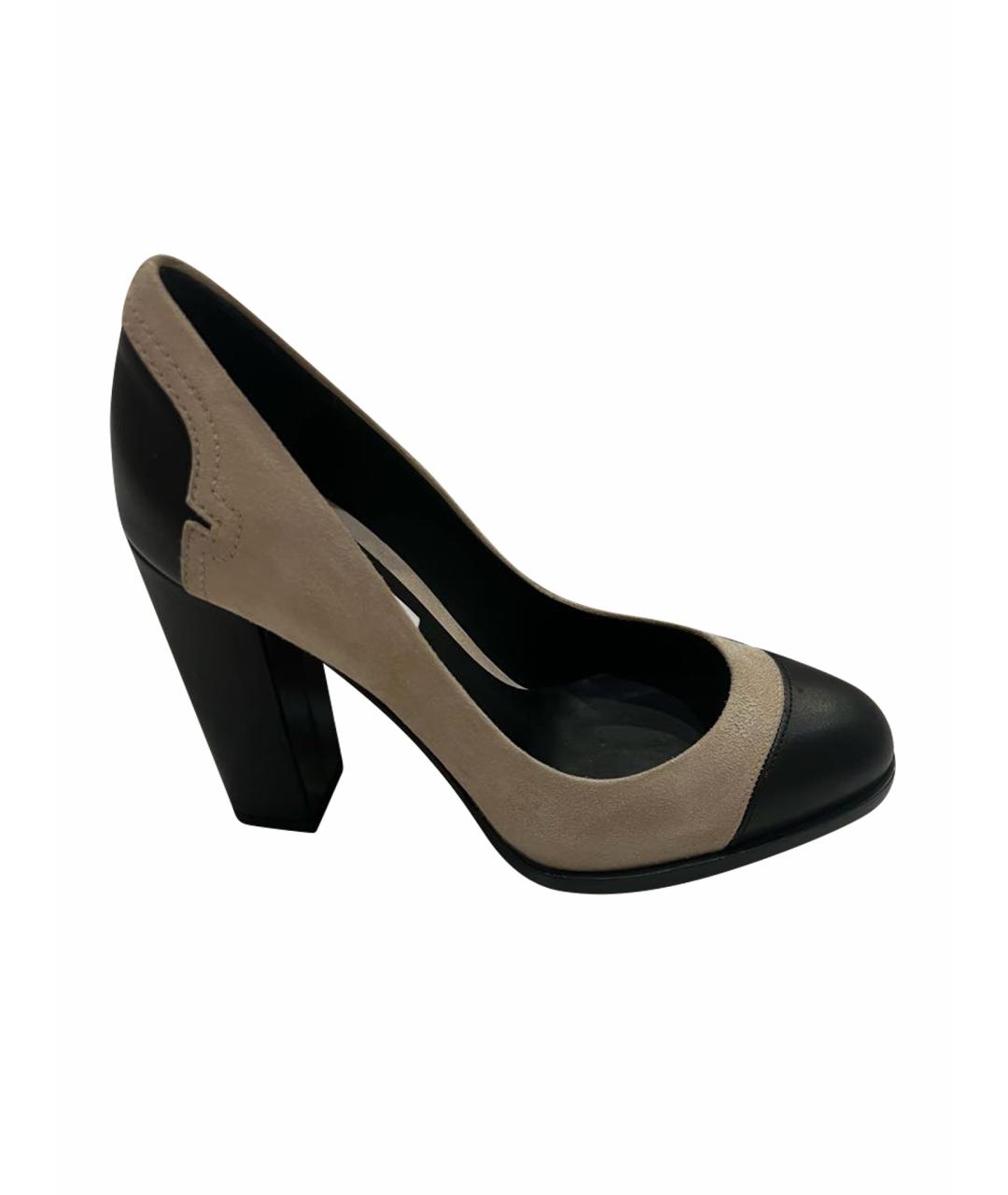 ICEBERG Бежевые замшевые туфли, фото 1