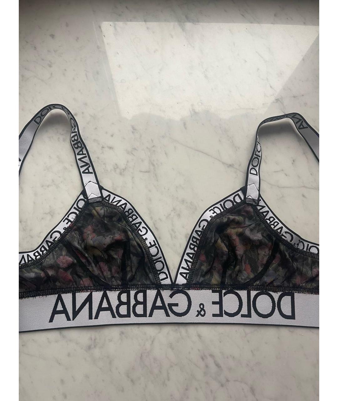 DOLCE&GABBANA Черный бюстгалтеры, фото 3