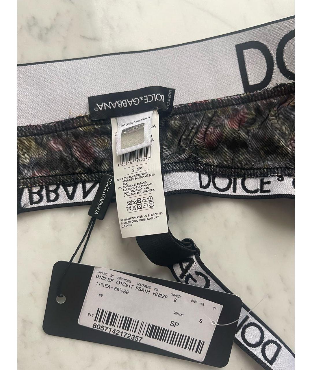 DOLCE&GABBANA Черный бюстгалтеры, фото 4