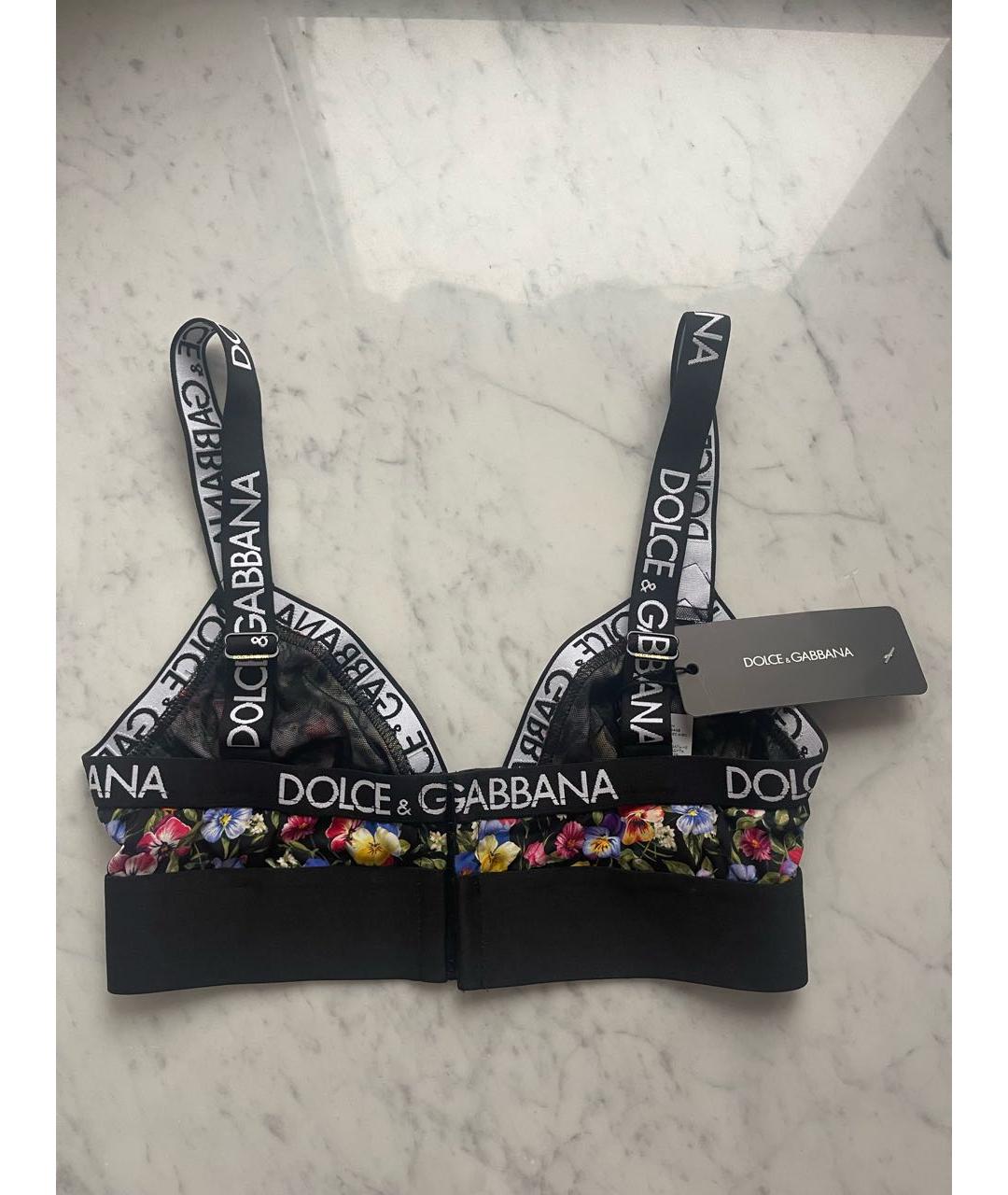 DOLCE&GABBANA Черный бюстгалтеры, фото 2