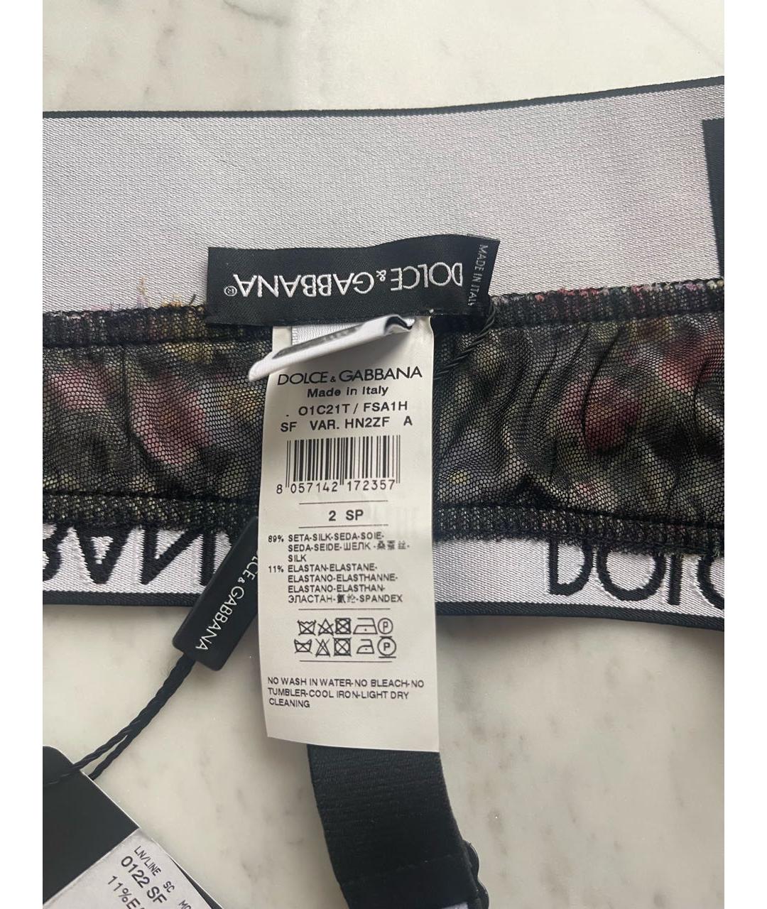 DOLCE&GABBANA Черный бюстгалтеры, фото 5