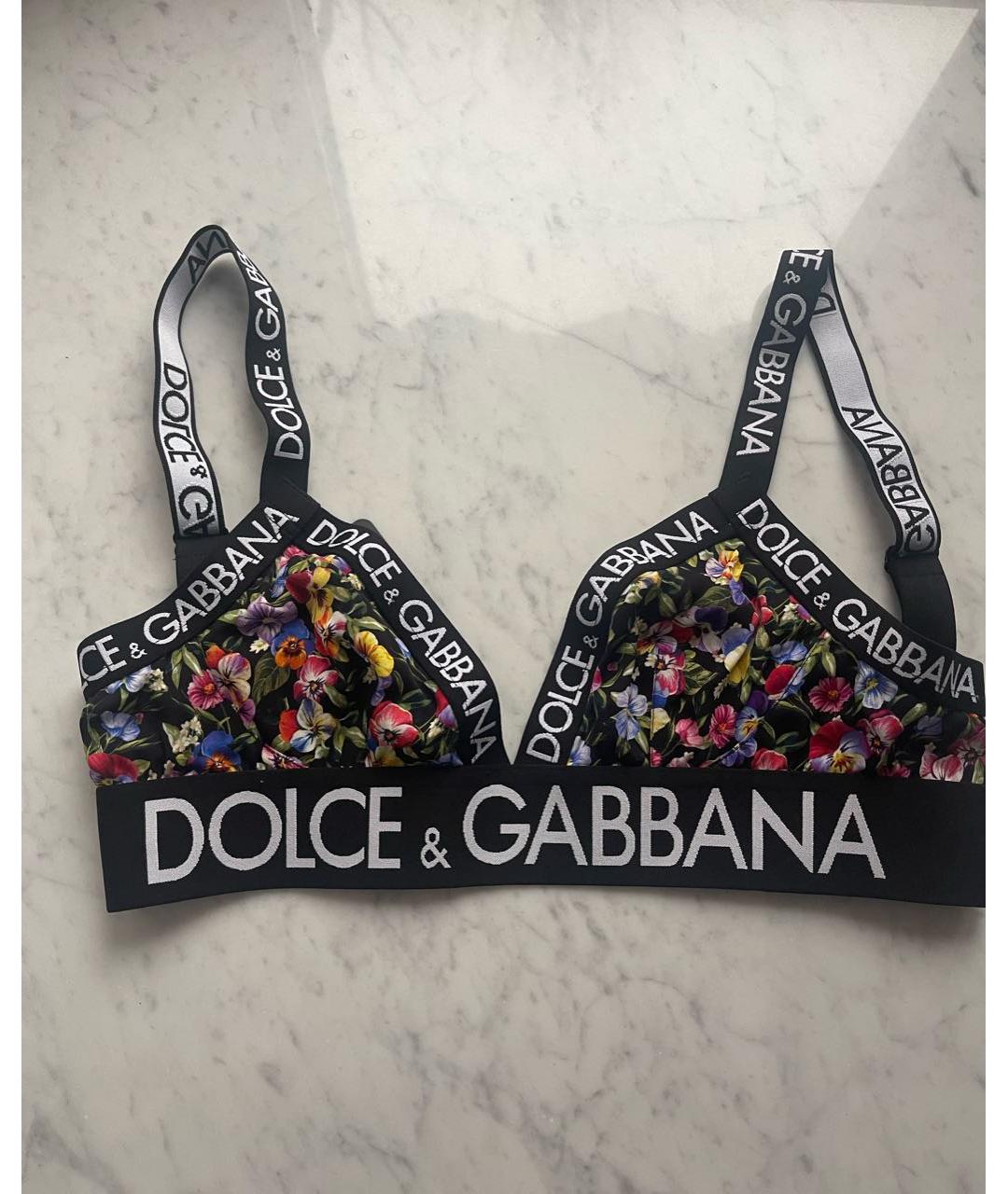 DOLCE&GABBANA Черный бюстгалтеры, фото 6