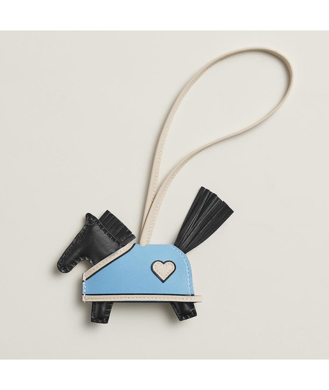HERMES Бирюзовый брелок, фото 5