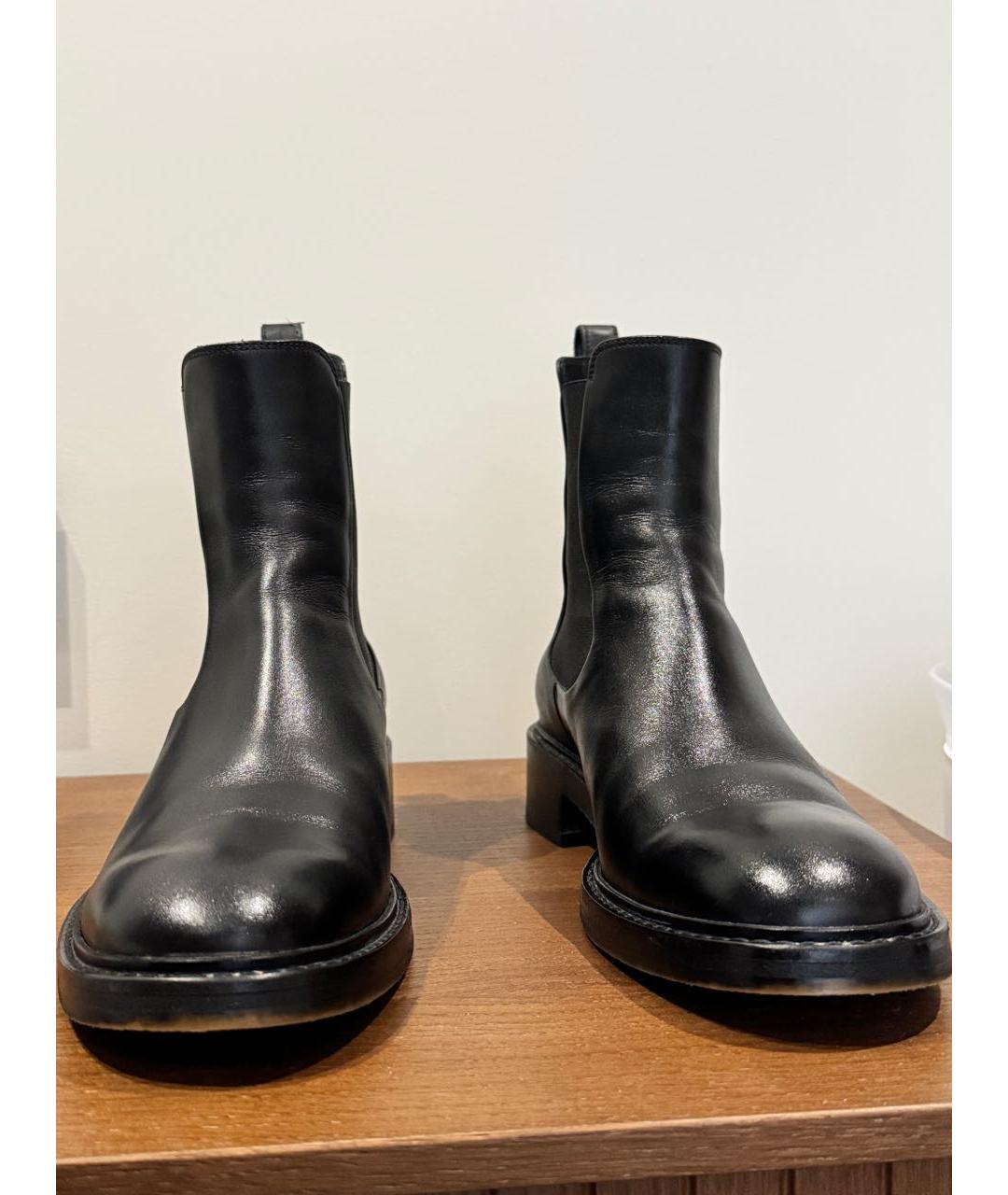 CHLOE Черные кожаные ботильоны, фото 2
