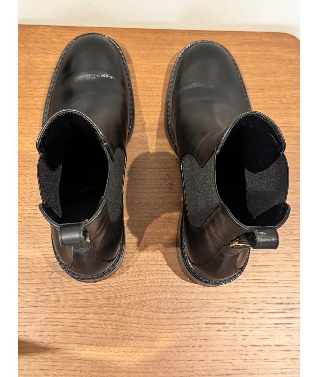 CHLOE Черные кожаные ботильоны, фото 3