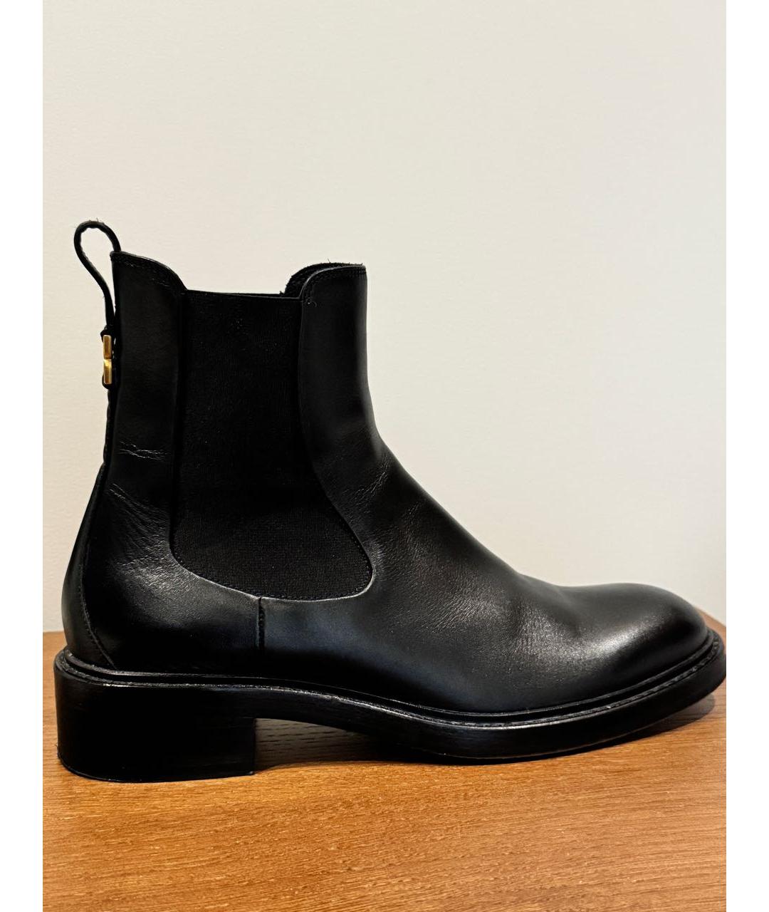 CHLOE Черные кожаные ботильоны, фото 5