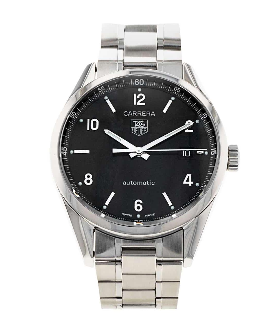 TAG HEUER Серебряные металлические часы, фото 1