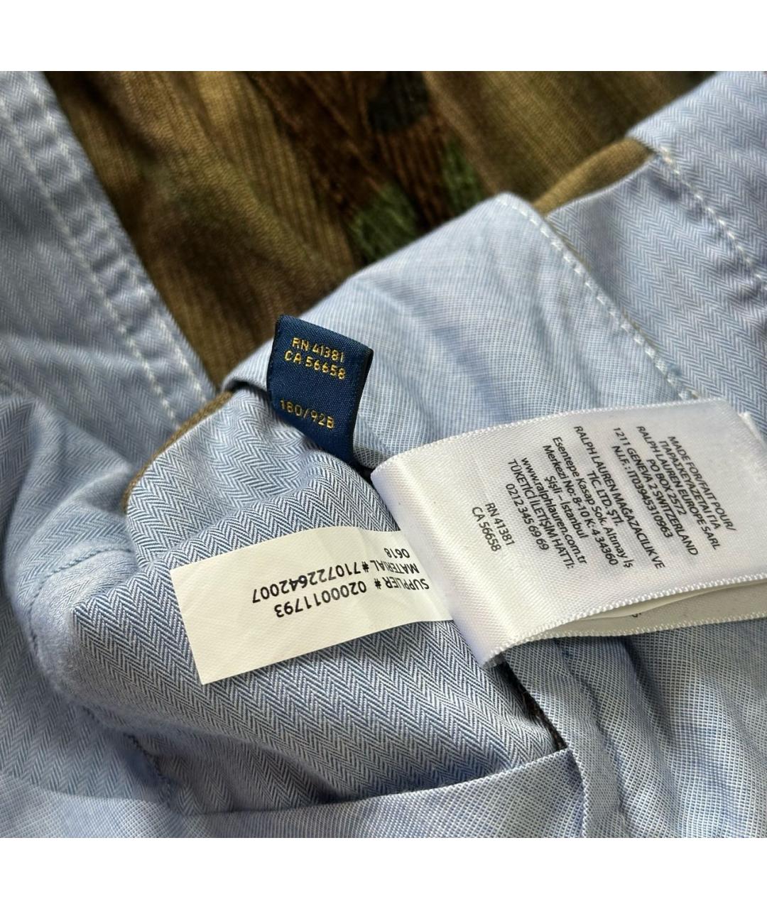 POLO RALPH LAUREN Хлопковые повседневные брюки, фото 7