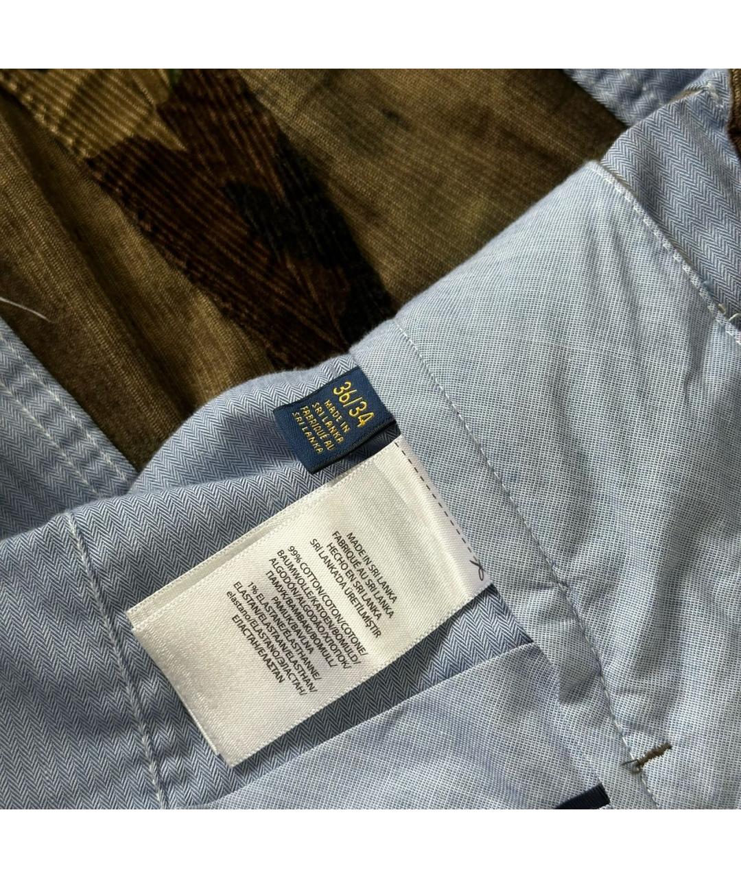 POLO RALPH LAUREN Хлопковые повседневные брюки, фото 6