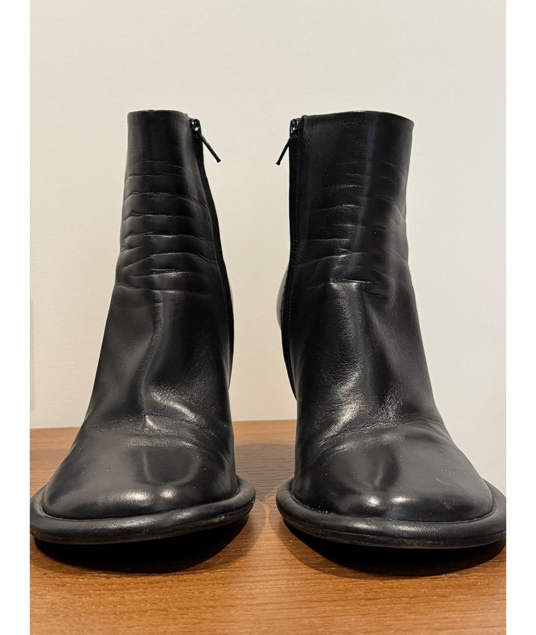 PROENZA SCHOULER Черные кожаные ботильоны, фото 3