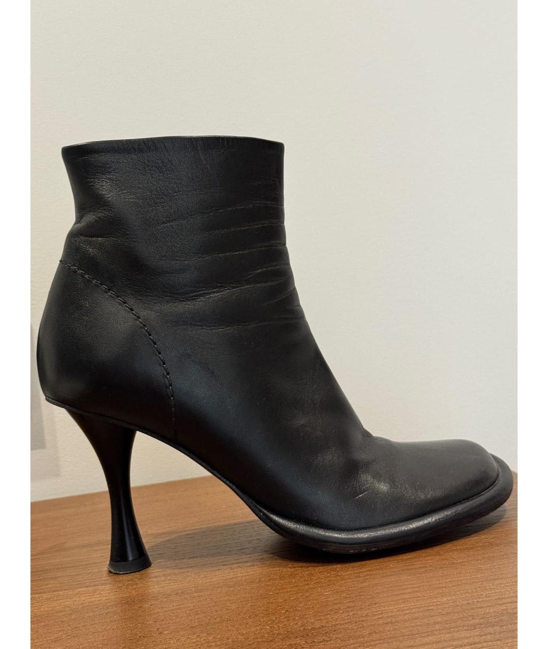 PROENZA SCHOULER Черные кожаные ботильоны, фото 2