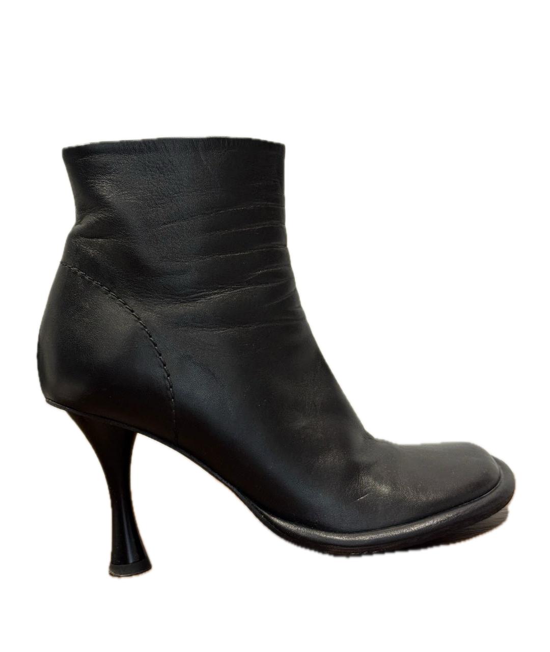 PROENZA SCHOULER Черные кожаные ботильоны, фото 1